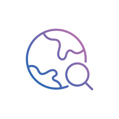 Search icon vector stock.