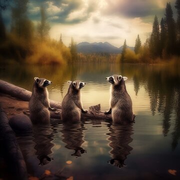 trash panada at the lake 