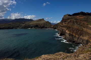 Fototapeta na wymiar Wanderweg Ponta de Sao Lourenco, Madeira, Portugal