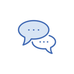 Chat icon vector stock.