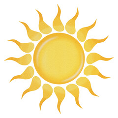 Sun Watercolor.