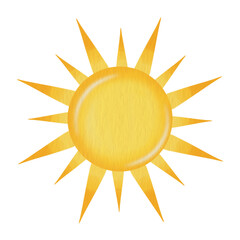 Sun Watercolor.
