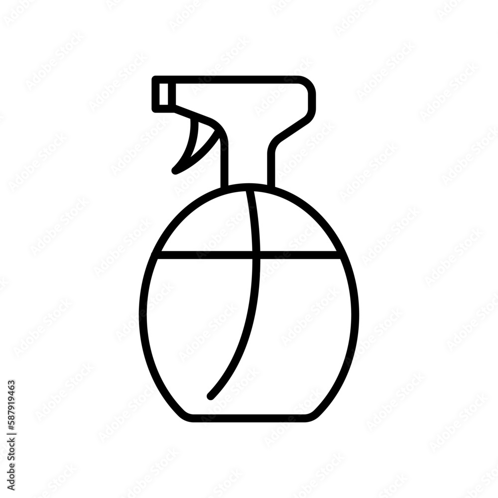 Poster sprayer outline vector icon sprayer stock vector icon for web, mobile app and ui design