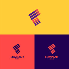 The C Letter Logo Template with an elegant and professional purple and pink gradient color blend theme is perfect for your company identity