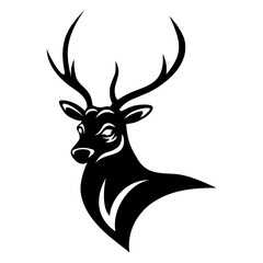Deer Logo Design Template Icon Vector