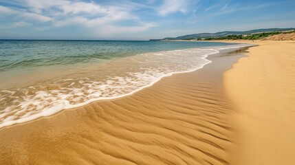 Fototapeta na wymiar Bulgaria Golden Sands Beach photorealistic