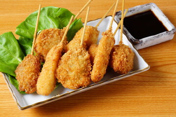 串カツ盛合わせ