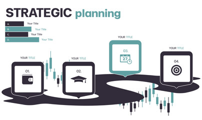Strategic planning Infographic Illustrations stock illustration
Business, Business Finance and Industry, Business Strategy, Icons