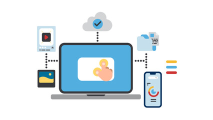 Use multiple devices through the cloud