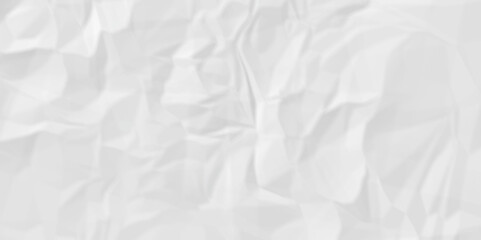 white facbric paper backdrop crumpled texture. white wrinkled textured crumpled black paper background. panorama white paper texture background, crumpled pattern.
