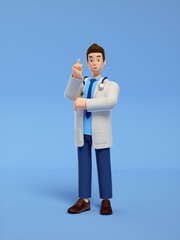 3D rendered doctors