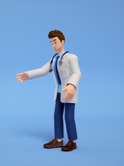 3D rendered doctors