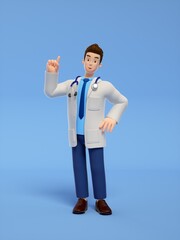 3D rendered doctors