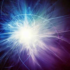 Fototapeta premium Particle physics studying the structure and properties of elementary