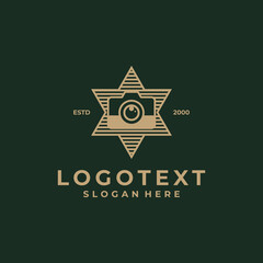 camera logo design luxury