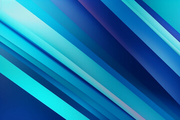 Blue colorful abstract lines corporate background, Generative AI	