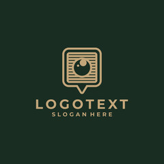 media logo design luxury