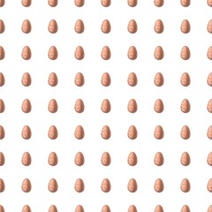 Seamless pattern Easter bunny and easter eggs. Bunny ears with eggs and flower. Spring illustration. Hand draw sketch for digital paper, fabric, textile, background