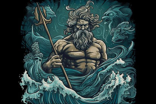 God of the seas hi-res stock photography and images - Alamy