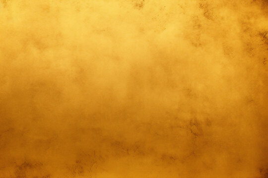 Gold abstract  vintage distressed background with an old worn rough vintage texture effect of which the surface is empty and blank for copy space, computer Generative AI stock illustration image