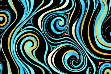 Neon Swirl