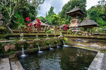 Fototapeta premium views of gunung kawi sebatu temple in gianyar regenci, bali