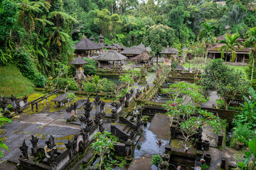 Fototapeta na wymiar views of gunung kawi sebatu temple in gianyar regenci, bali