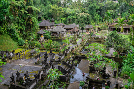 views of gunung kawi sebatu temple in gianyar regenci, bali