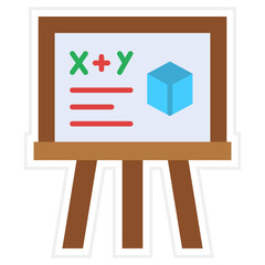 Blackboard Sticker Icon