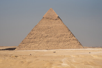 Fototapeta na wymiar Pyramids of Giza in Egypt, Khafre