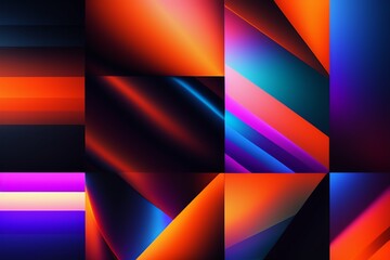 abstract colorful background with triangles