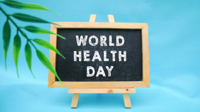 World Health day 2023 . World health day concept text design with doctor stethoscope.