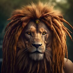 Lion King with Dreadlocks