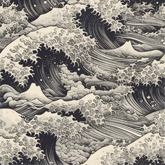 Waves Japanese Style Pattern Pack