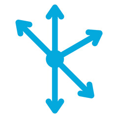 Axis Glyph Two Color Icon