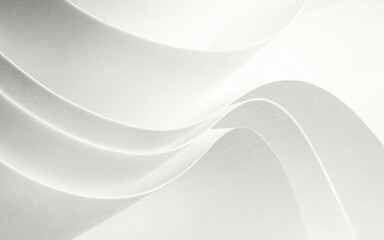 Dynamic wavy shapes, abstraction