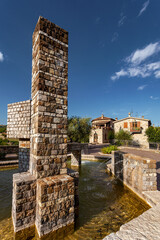 View of Frontino's village in the Italian region of Marche.