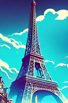 The Eiffel Tower of paris