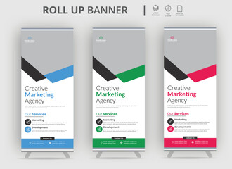 corporate Roll the background for Presentation, Vertical roll up, x-stand, exhibition display, business marketing roll up, or x banner template design with abstract background,Business Roll Up Banner 