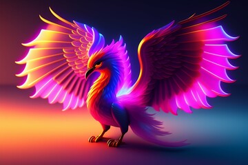 Obraz premium illustration of a bird