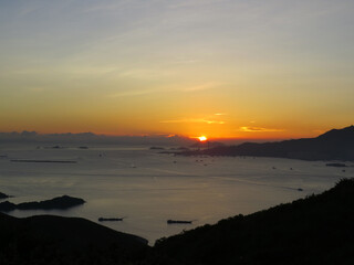 4 Aug 2013 panorama of beautiful countryside of hong kong
