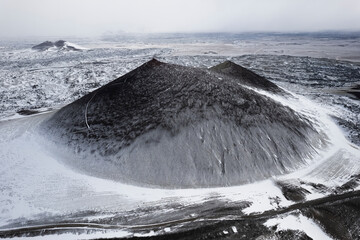 The Ytri-Rauðamelskúla volcano in Iceland © R. Nieuwland
