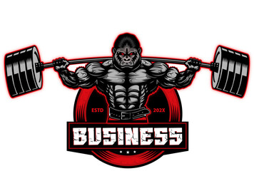 Gorilla Gym Logo © Jelena Design