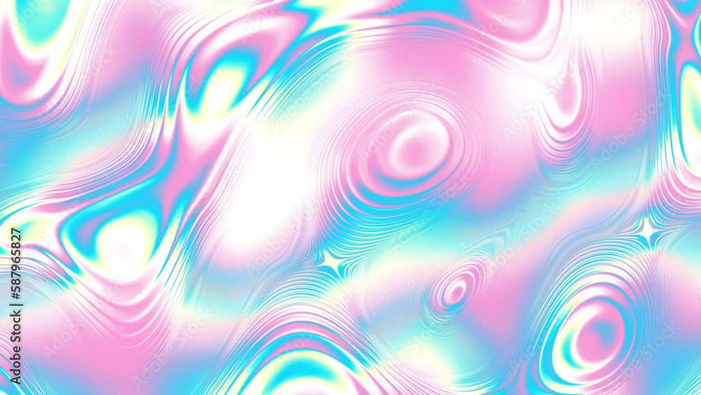 Leinwandbilder seamless abstract wavy background for loop playback. 4k video. moving liquid surface.