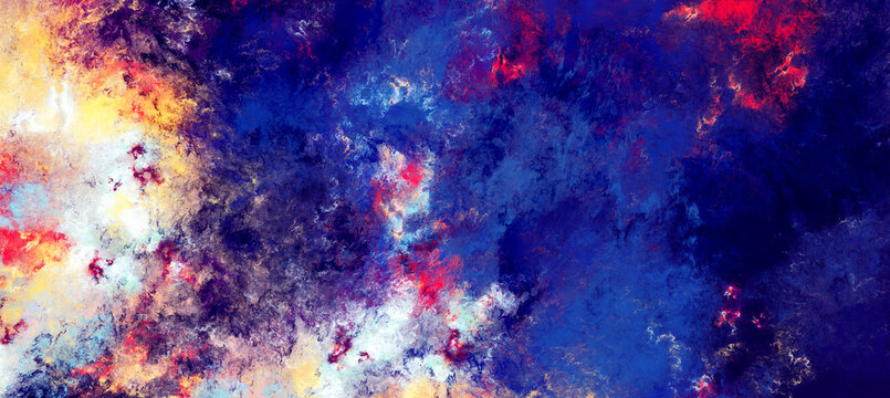 Abstract painting color texture. Paint background. Fractal artwork for creative graphic design