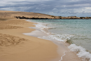 Beach at Dunas de Corralejo, Spain