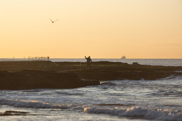 person on the beach