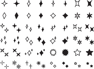 使いやすい　かわいい　手書き　キラキラ　セット