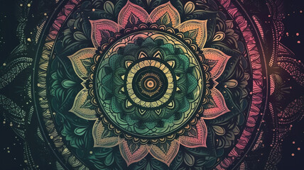 Mandala background, Wallpaper, Generative AI