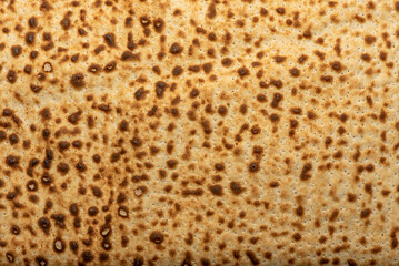 Homemade Jewish Matzah Flat Bread Ready to Eat